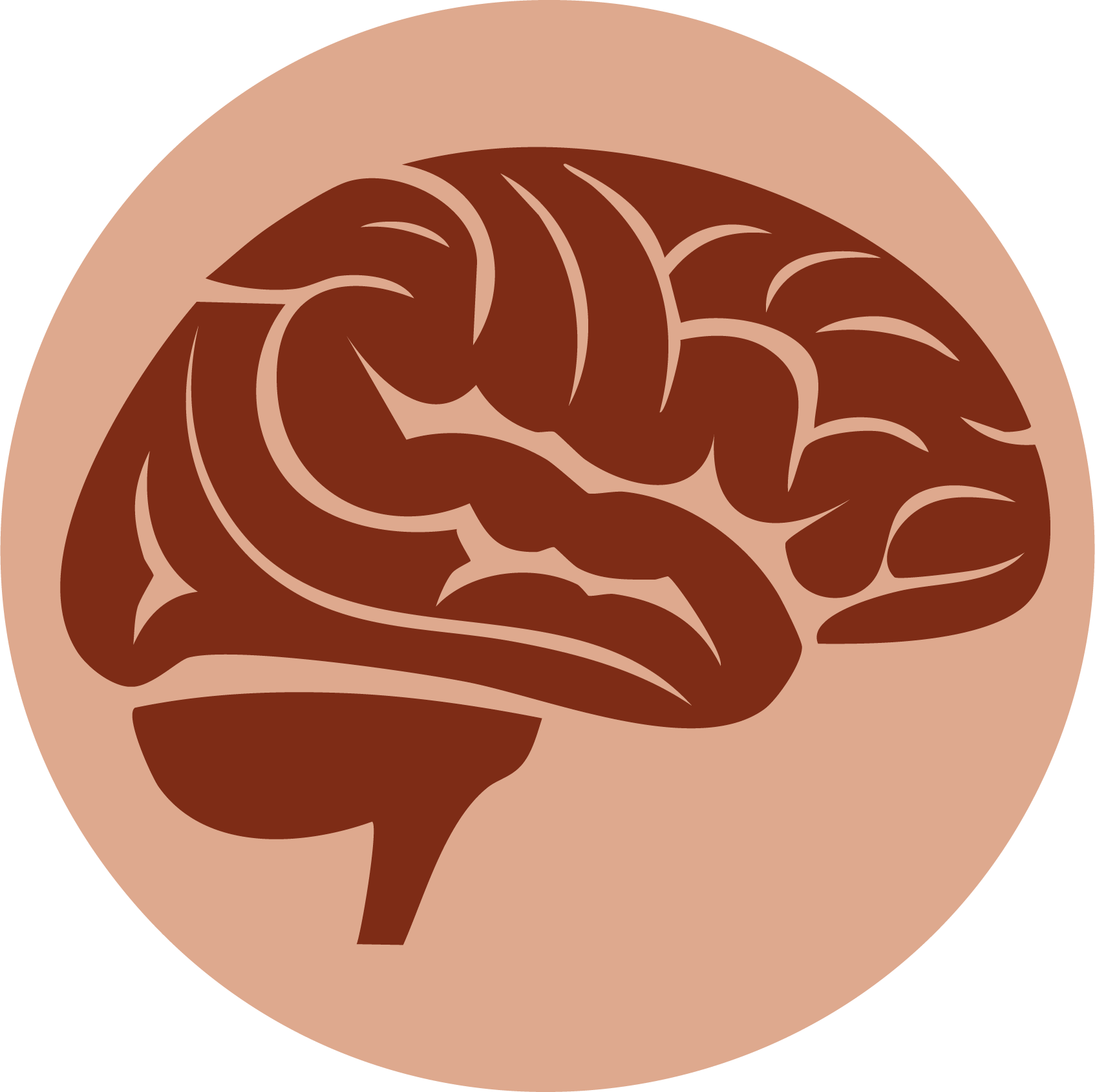 Icône représentant un cerveau, pour représenter la spécialité en ostéopathie crânienne pratiquée par Claire Fresneau-Fontalirant, à Saumur