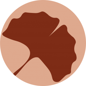 Icône représentant une feuille de Ginkgo