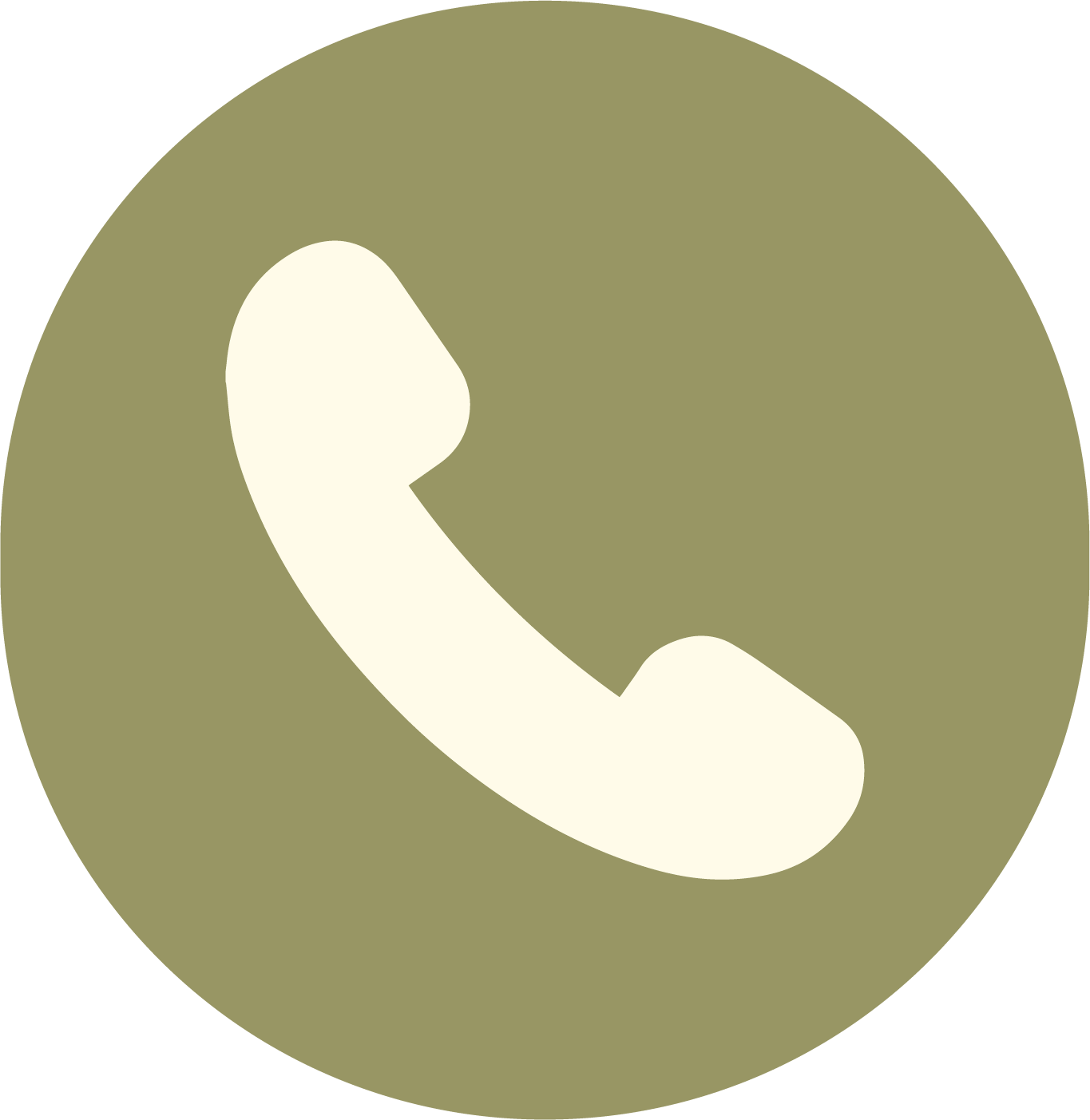 Icône représentant un téléphone, pour représenter ce moyen de contacter Claire Fresneau-Fontalirant, ostéopathe animalier à Saumur